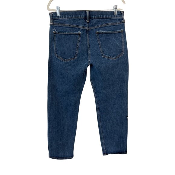 St Johns Bay Jeans 34x32 Relaxed Straight Blue Medium Wash Comfort Stretch Denim - Picture 2 of 6